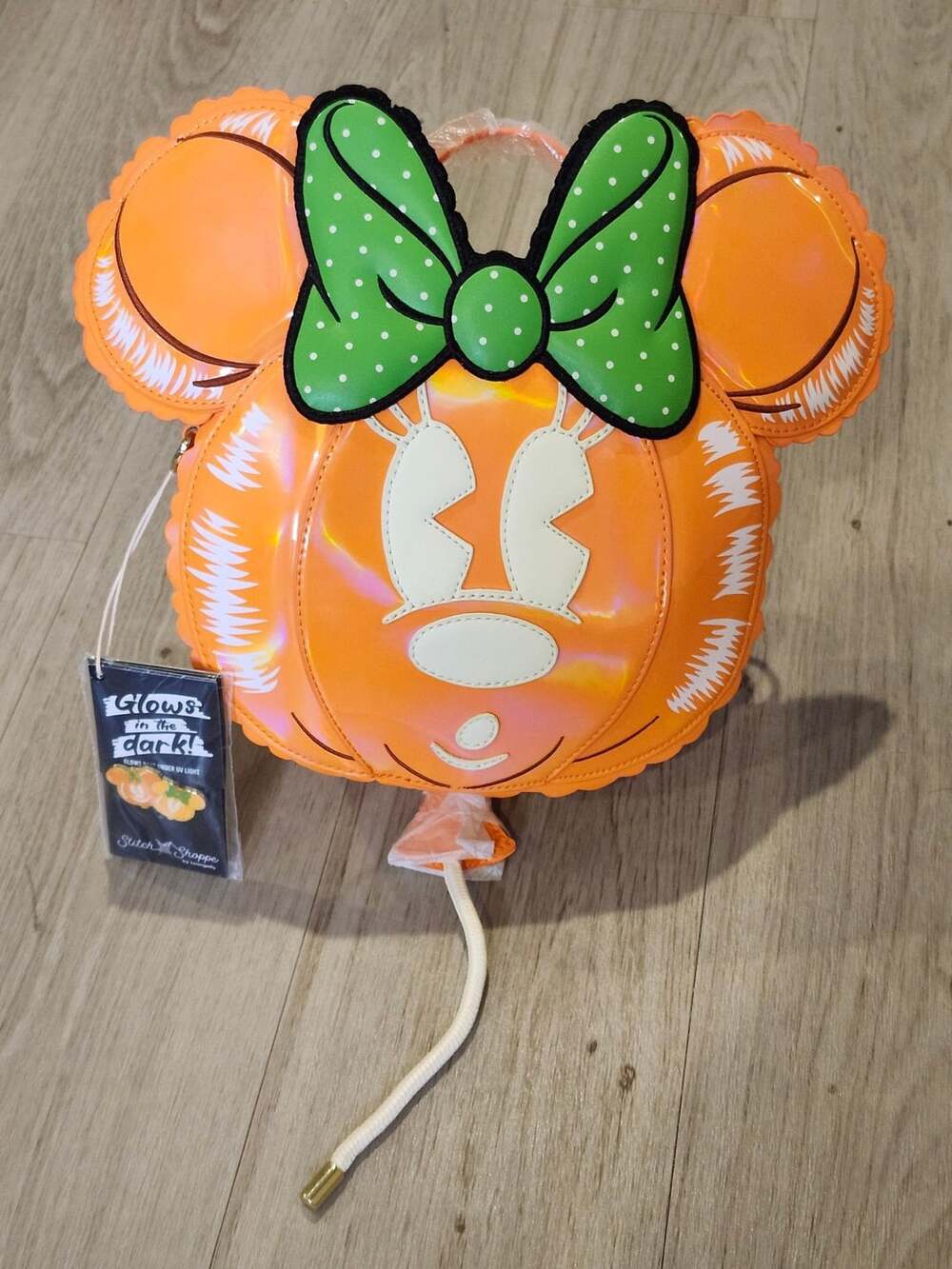 Stitch Shoppe by Loungefly Disney Minnie Mouse Pumpkin Balloon Crossbody Bag